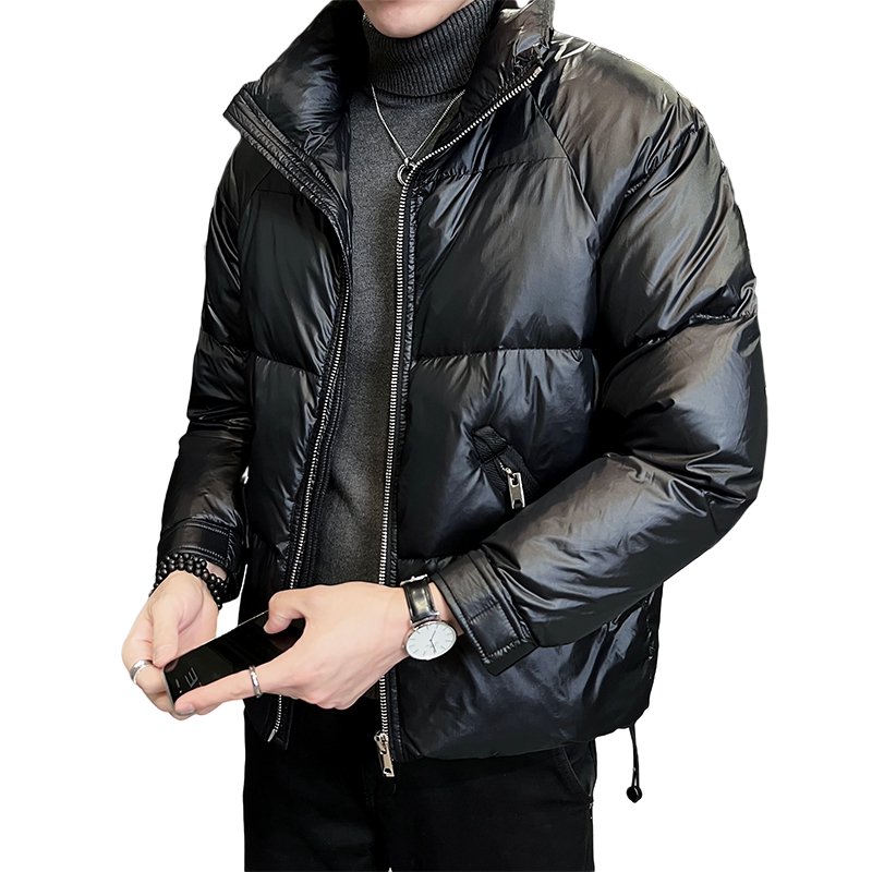 B255-6608-P1652022冬季立领男士简约纯色高品质羽绒服休闲外套,男装羽绒服,电商B255