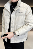 B255-5505-P1852022冬季新款男士简约百搭立领店主风皮羽绒服男，男装羽绒服，电商B255