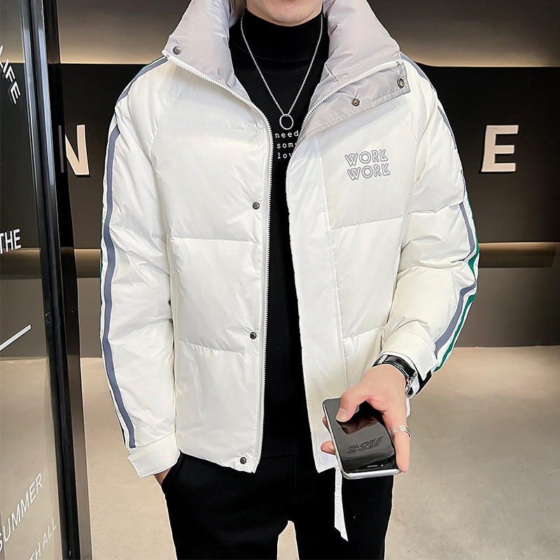 B255-8851-P1752022冬季新立领简约百搭帅气高品质羽绒服外套男,男装羽绒服,电商B255
