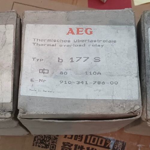 议价德国AEG热过载继电器b177S有2只150-180A可维修