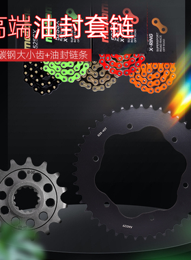 适配杜卡迪Diavel大魔鬼1198 1200 1260大链轮小牙盘油封链条套链