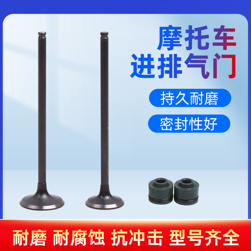 适配川崎ZXR400摩托车发动机氮化气门杆进气门排气门气门油封配件