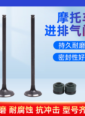适配川崎ZXR400摩托车发动机氮化气门杆进气门排气门气门油封配件