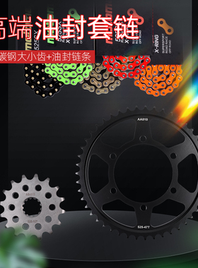 适用于凯旋Triple675改装牙盘Daytona675大小齿链轮链盘链条套链