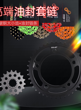 适配本田CB1100EX/RS/SA/A改装链轮大小齿前后牙盘油封链条套链