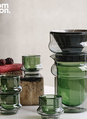 TomDixon轻奢手工硼硅玻璃水壶杯子高级感轻奢高颜值简约花瓶BUMP