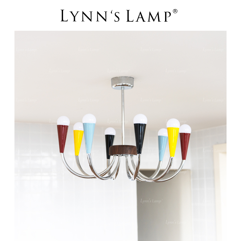 Lynn's立意Sputnik彩色烟花吊灯