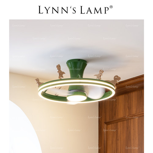 Lynn's立意彩色多巴胺儿童风扇灯