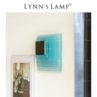 Lynn's立意 中古Mazzega穆拉诺玻璃壁灯 卧室氛围感客厅意大利灯