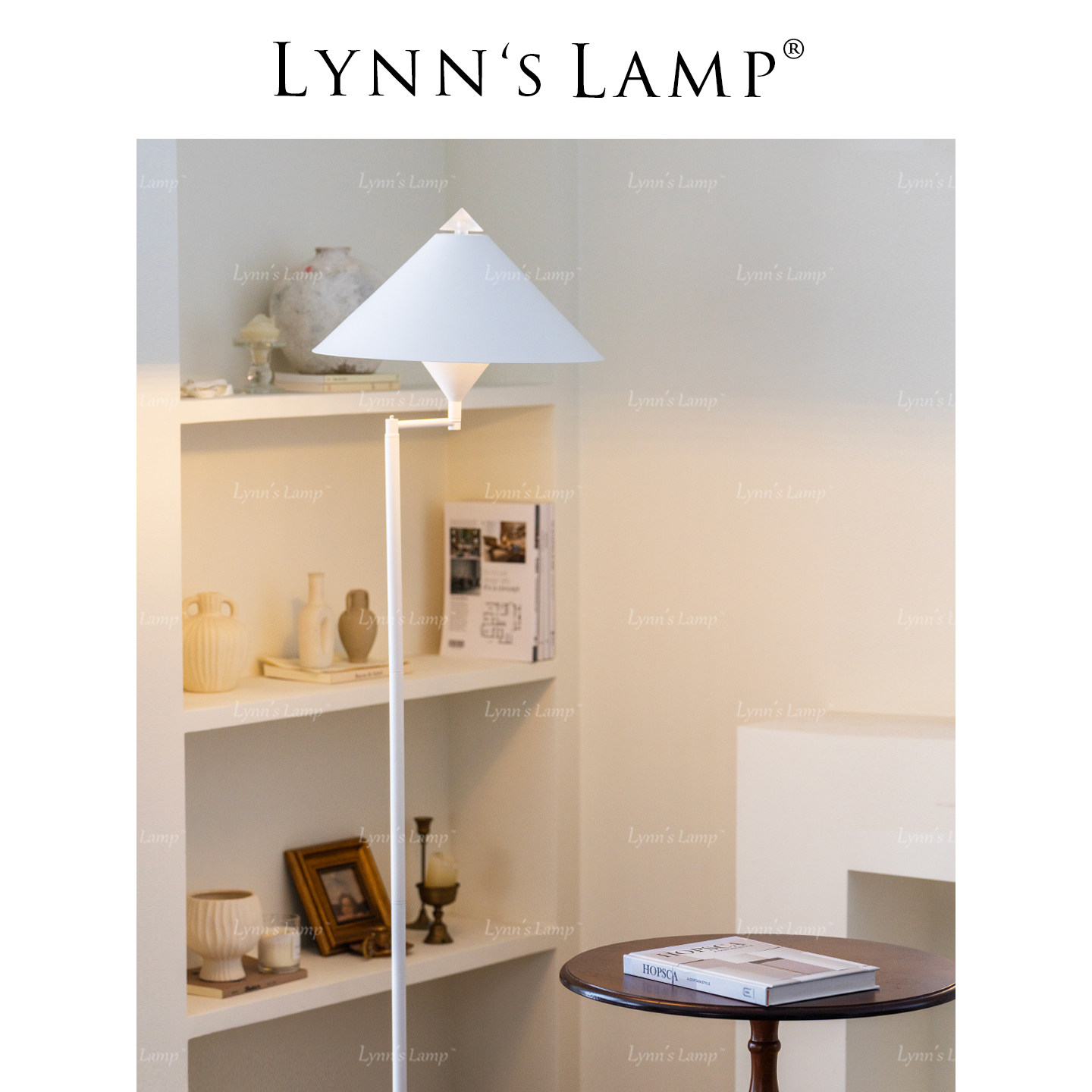 Lynn's立意 北欧客厅落地灯设计师摇臂书房卧室简约创意阅读立灯 - 实物图