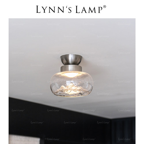 Lynn's立意 包豪斯过道吸顶灯 山峰2026新款意式极简走廊玄关灯