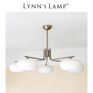 Lynn& 中古風(fēng)餐廳臥室包豪斯現(xiàn)代 北歐柿子客廳大吊燈 x27;s立意