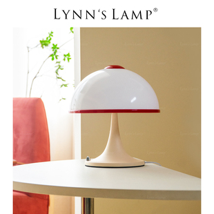 Lynn& 中古氛圍燈臥室工作室樣板間 韓國ins風蘑菇臺燈 x27;s立意