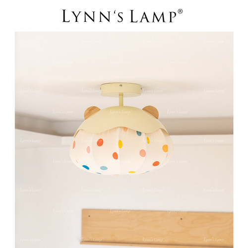 Lynn's立意彩色小熊吸顶灯