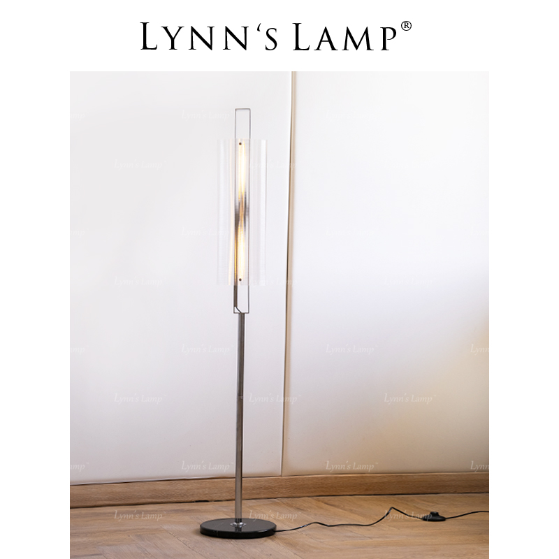 Lynn's立意 包豪斯落地灯 复古工业风高级感客厅沙发旁大理石灯具