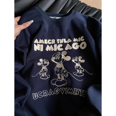 【小红书推荐】刺绣无帽卫衣女款