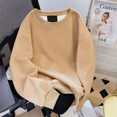 【优质面料】宽松大码遮肚卫衣女