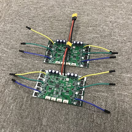 FOC直流无刷电机驱动器3000W双路正弦波大功率控制走直线