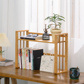 桌面书架简易小型家用多层多功能儿童学生书本收纳桌上立架置物架