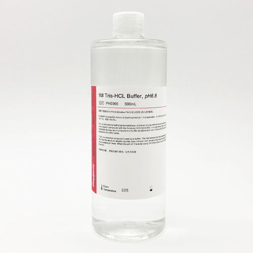 Tris-HCl缓冲液 1M Tris-HCL pH6.8 500mL [PH0365 PHYGENE]