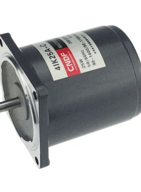 微型调速定速减速电机光轴马达25W交流三相马达4IK25A-C/M425-002
