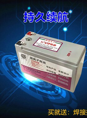 正中12v6000mAH足容量儿童车专用锂电池儿童电动车锂电池