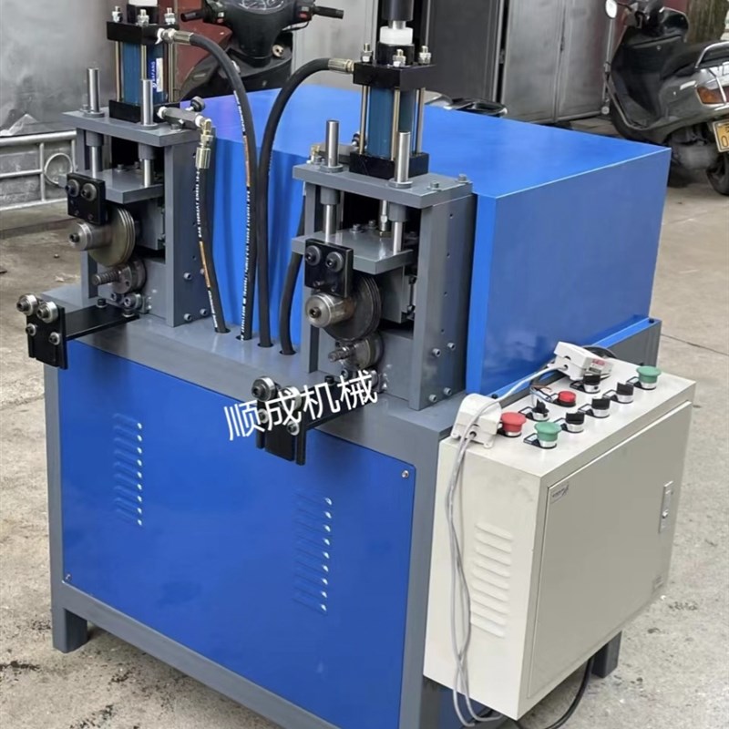 圆管滚螺纹机压筋机不q锈钢滚牙机压螺纹对穿拖把伸缩杆滚丝缩口