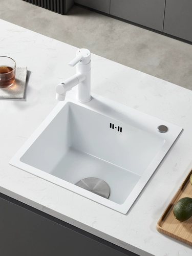 Кремовый белый 304 из нержавеющей стали раковина с одним баком с кухонная мыть