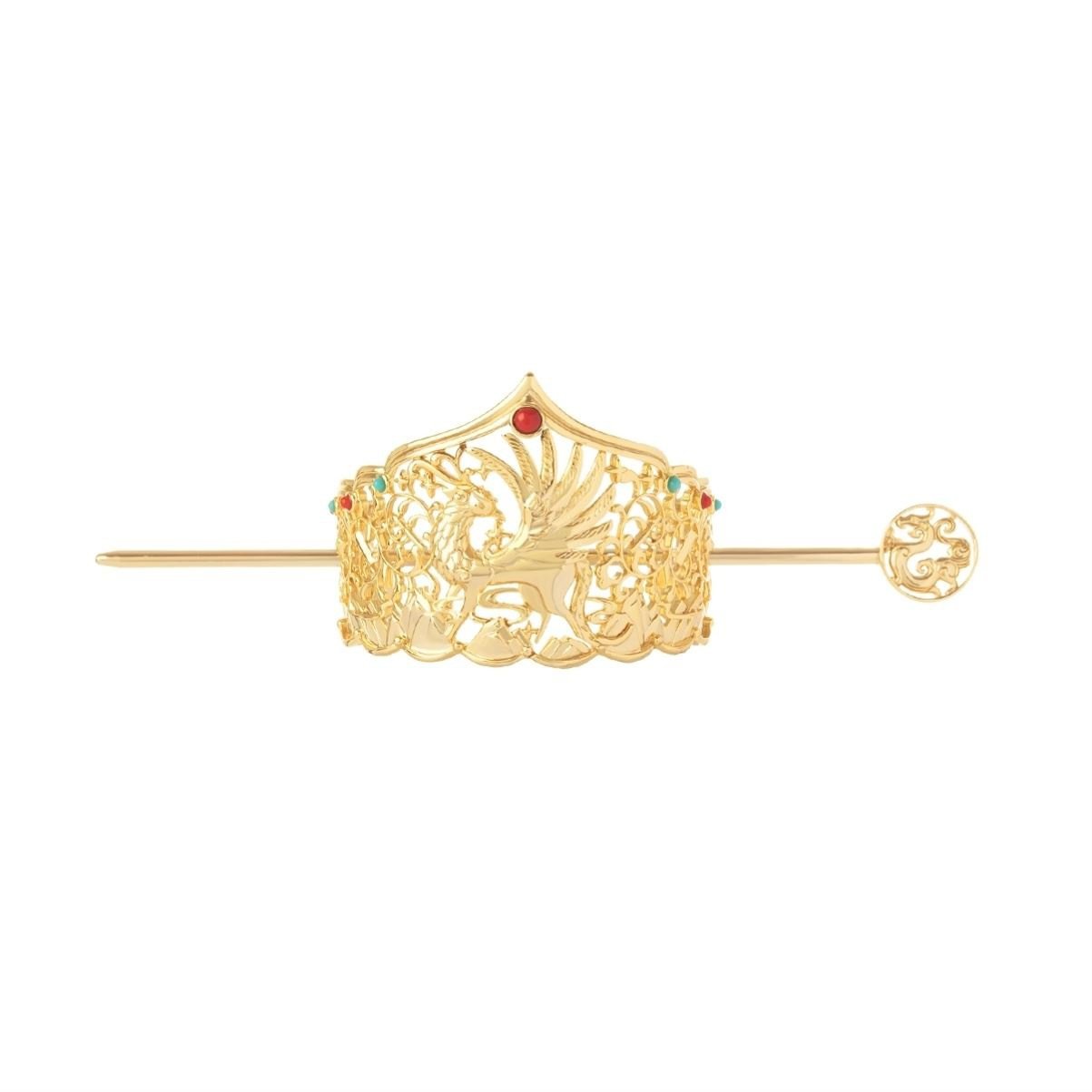 发冠男配饰品百搭头饰古装束发头冠旗袍简单款汉服套装顶冠男女