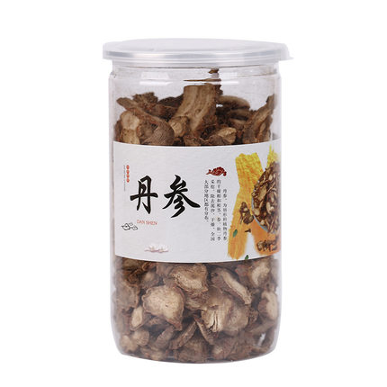 东北特产丹参片250g片瓶装长白山大片紫丹参