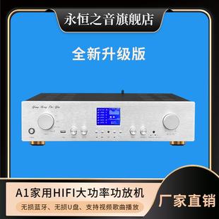 hifi音响大功率功放机支持无损U盘蓝牙播放 永恒之音A1升级版