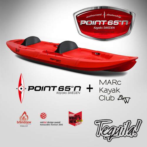 Point65 Tequila 特奇乐可拆分皮划艇平台艇休闲艇 双人拼装艇