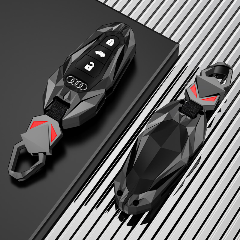 2024款奥迪a6l钥匙套a6合金q8包a4l汽a3l车q5l专用a7壳q3扣q7男q2