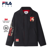 新雪丽棉 FILA斐乐儿童童装 棉服2026年春款 男童新年款 休闲外套