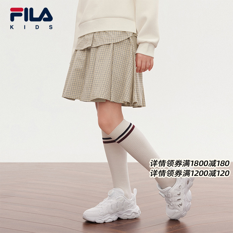 FILA斐乐中大童梭织半裙