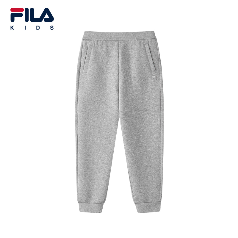 FILA斐乐男中大童针织长裤
