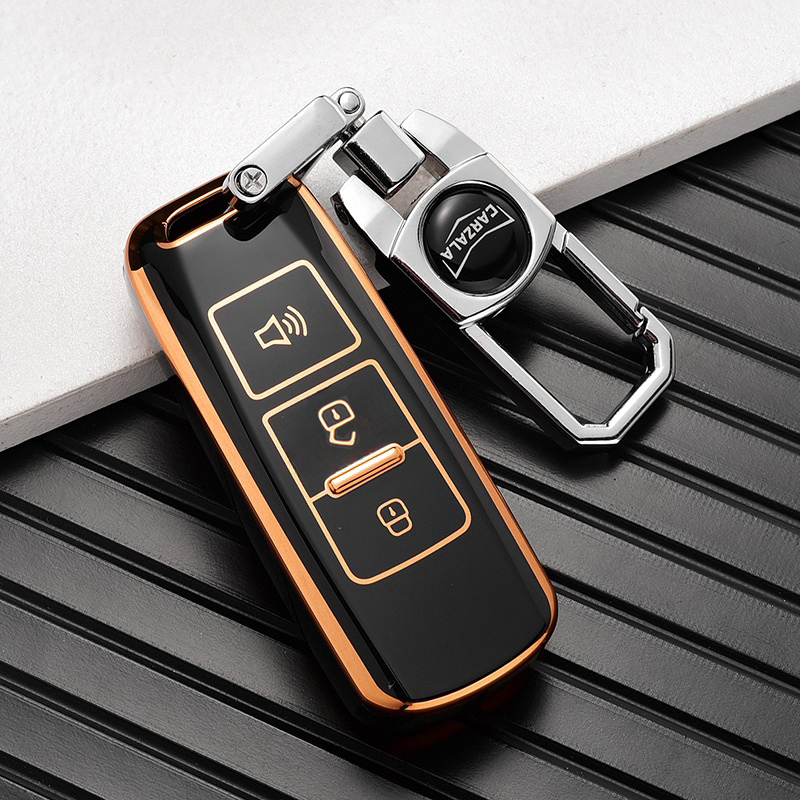 适用马来西亚宝腾Proton汽车钥匙套捷尼赛思专用车钥匙包高档壳扣