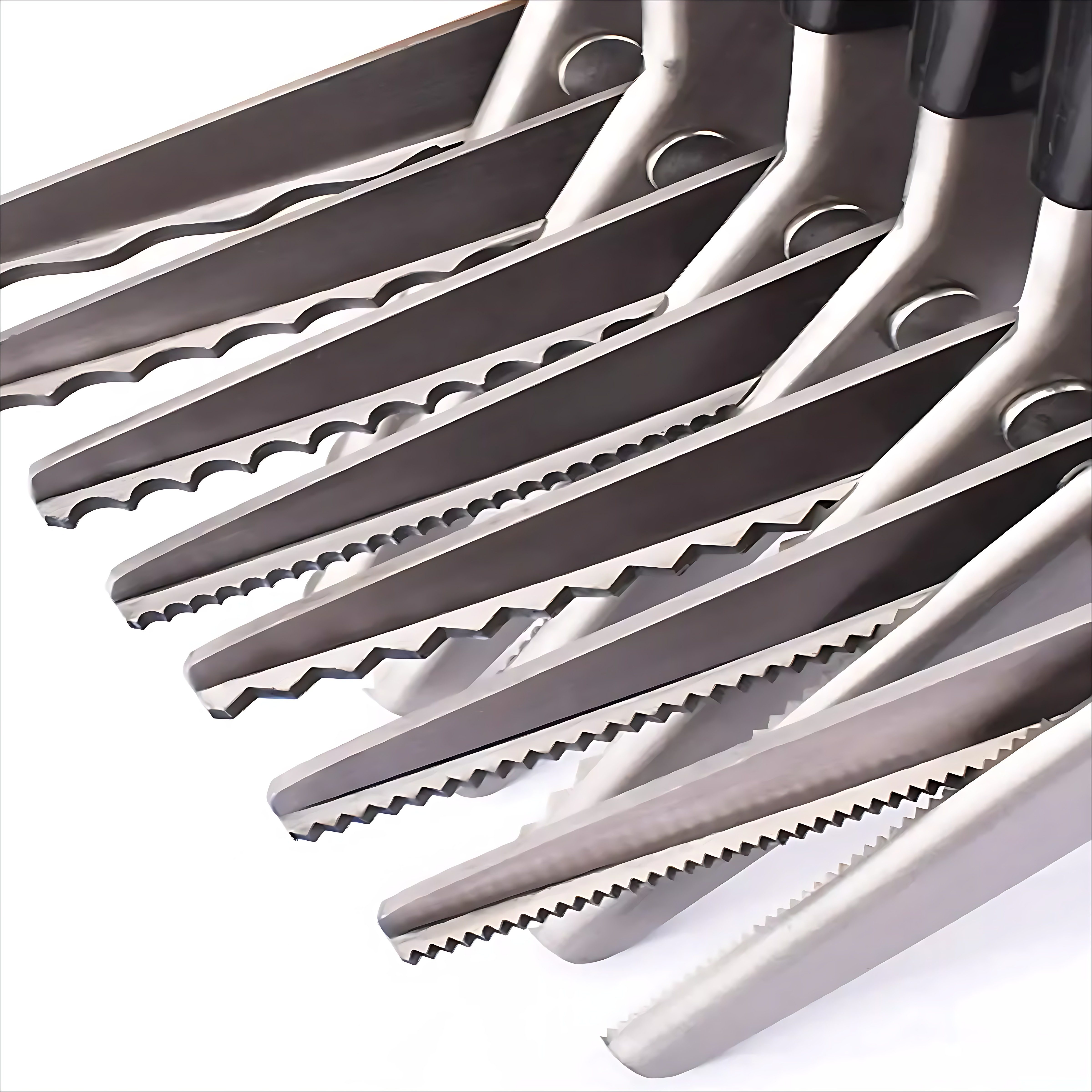 波浪花边剪刀裁缝剪纸布料面料手工DIY剪子狗牙三角齿牙花纹锁边