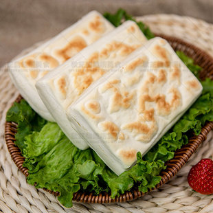 甘肃特产白吉饼烧烤饼方形泡馍饼手工白饼子平凉锅盔早餐烤饼烧饼