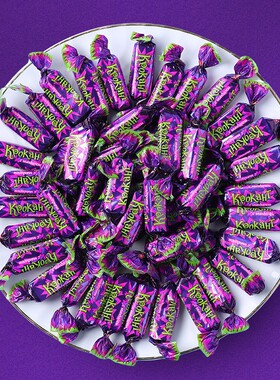 紫皮糖巧克力俄罗斯风味独立包装年货整箱官方旗舰店（代可可脂）