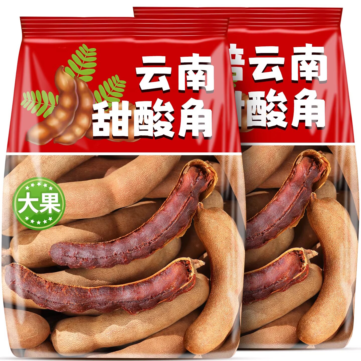 甜酸角云南特产大果年货孕妇休闲零食新鲜水果酸甜豆角批发旗舰店