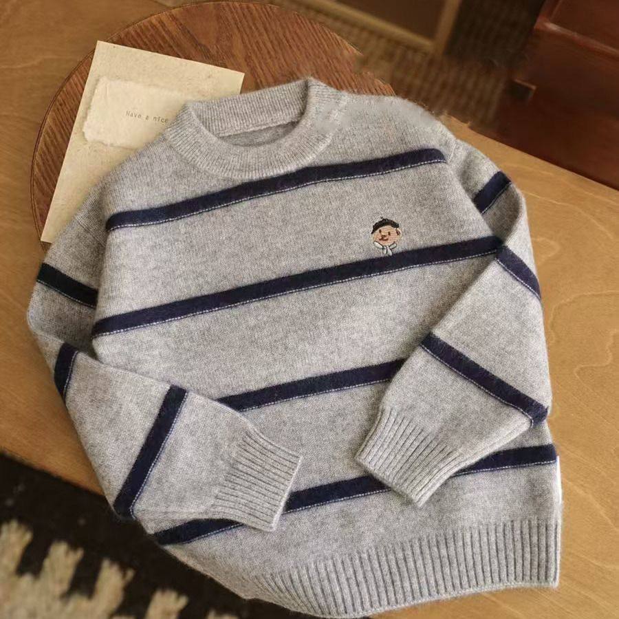 秋冬儿童加厚毛衣男童圆领保暖半高领针织打底衫中大童百搭上衣,童装/婴儿装/亲子装,卫衣/绒衫,淘宝优惠券,粉丝福利购,淘宝优惠卷