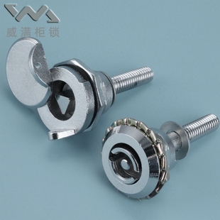 MS704不锈钢三角圆柱锁配电箱柜锁 高低压柜门锁高压动力柜转舌锁