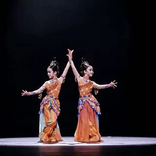敦煌飞天舞蹈服装异域风情西域风民族艺考古典舞双生剧目演出服装