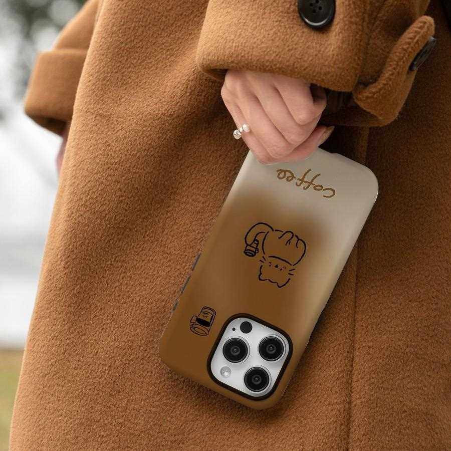 咖啡棕猫适用苹果17promax卡通可爱iPhone16pro镜头全包15新款1新款适用于苹果17promax手机壳iphone16巨好看,3C数码配件,手机保护套/壳,淘宝优惠券,粉丝福利购,淘宝优惠卷