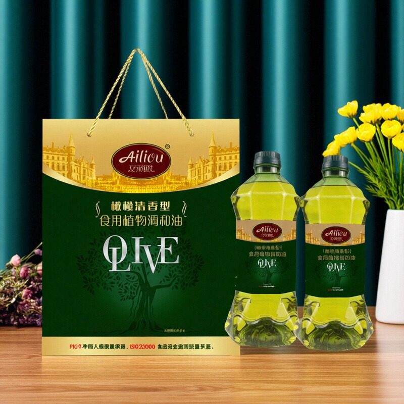 艾丽欧调和橄榄油清香型植物食用油1.5L*2瓶礼盒装中秋送礼佳品,粮油调味/速食/干货/烘焙,调和油,淘宝优惠券,粉丝福利购,淘宝优惠卷