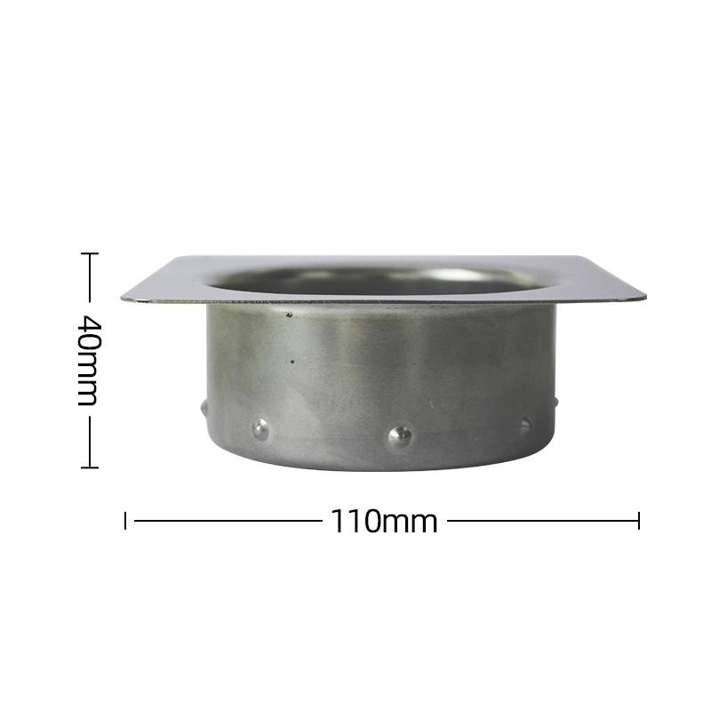 余库食物垃圾处理器方型变径器厨房橱柜方型水槽落水口配件HF110