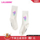 LALABOBO24夏季 WQWD12 LBDB 新款 简约可爱软糖兔图案中筒袜子女