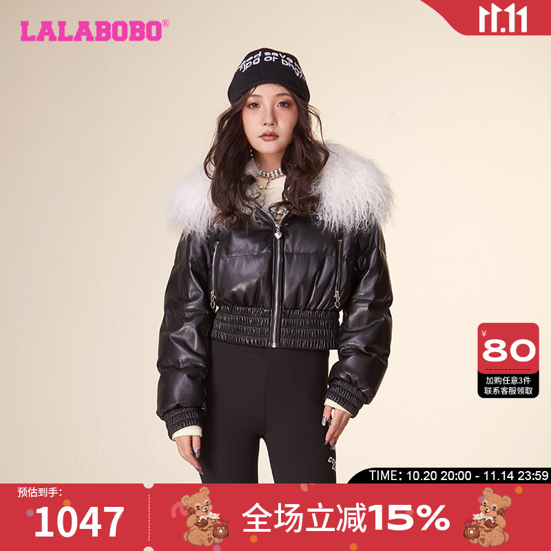 lalabobo2023休闲短款羽绒服