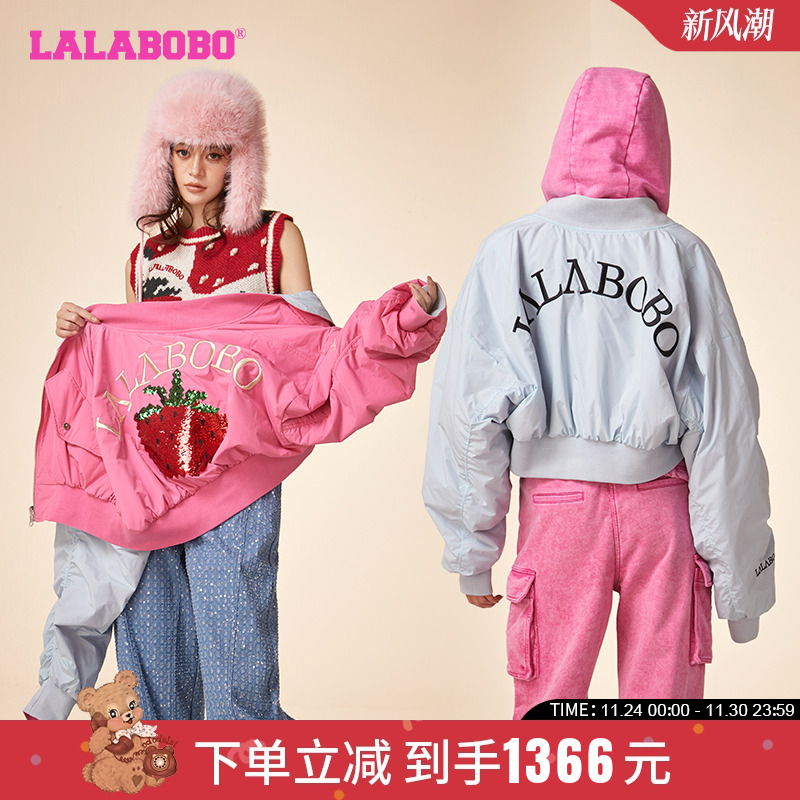 复古可爱宽松双面穿夹克外套